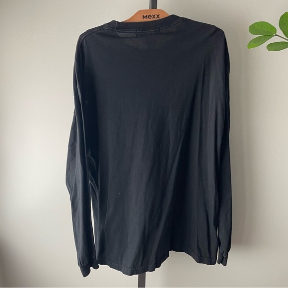 Vintage University of Calgary Long Sleeve Tshirt Tee Black Mens Size XL - Picture 2 of 7